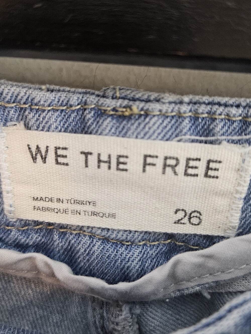 We The Free Lotus Balloon Jeans by Free People Barrel Leg Drawstring Ankles 26 - Picture 6 of 8
